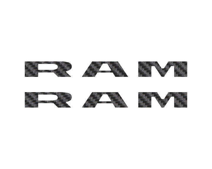 Front Door Emblem Overlays Fits 2025-2026 Ram 1500/2500/3500