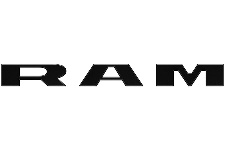 Tailgate Letter Overlays Fits 2025-2026 Ram 2500/3500