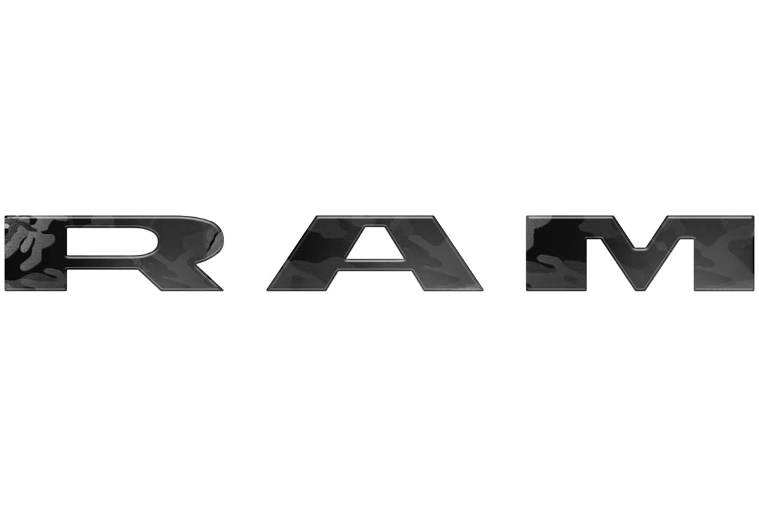 Tailgate Letter Overlays Fits 2025-2026 Ram 2500/3500