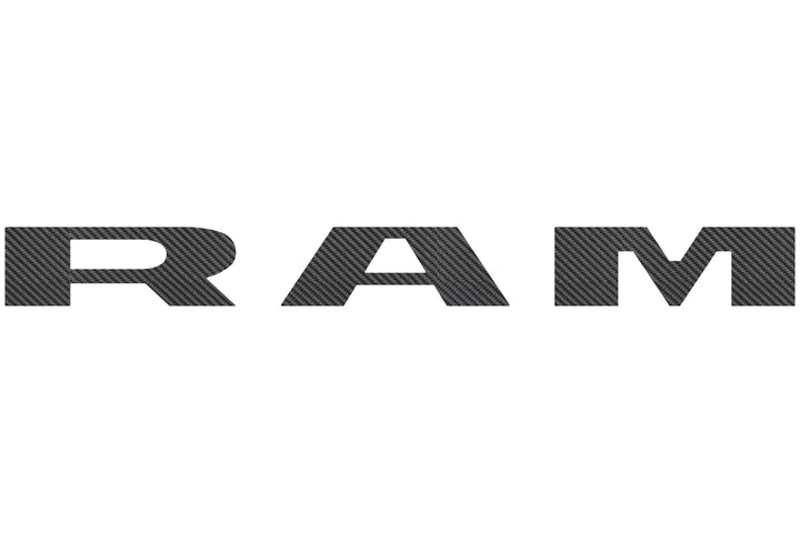 Tailgate Letter Overlays Fits 2025-2026 Ram 1500