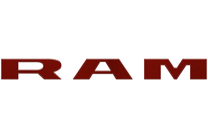 Tailgate Letter Overlays Fits 2025-2026 Ram 2500/3500