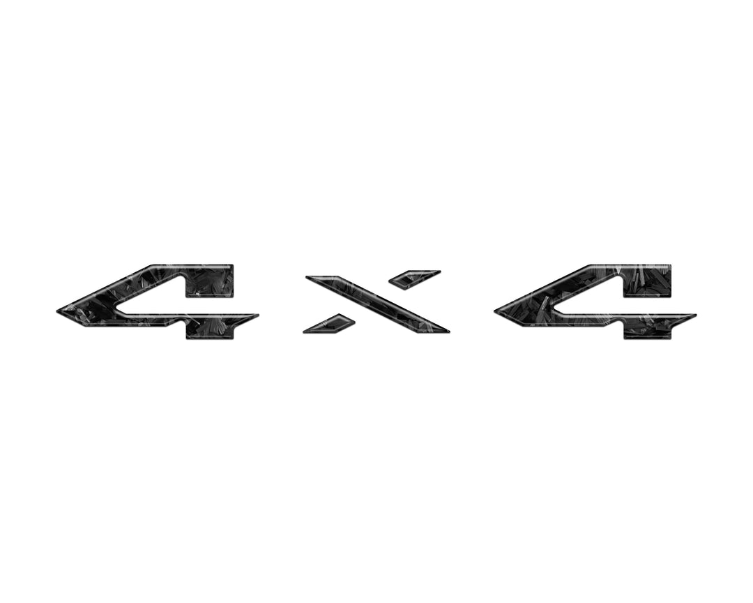 4x4 Tailgate Emblem Letter Overlays Fits 2025-2026 Ram 1500/2500/3500