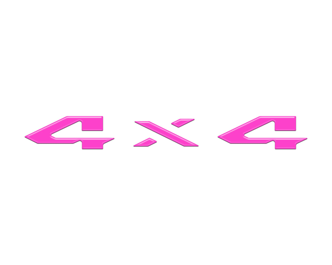 4x4 Tailgate Emblem Letter Overlays Fits 2025-2026 Ram 1500/2500/3500