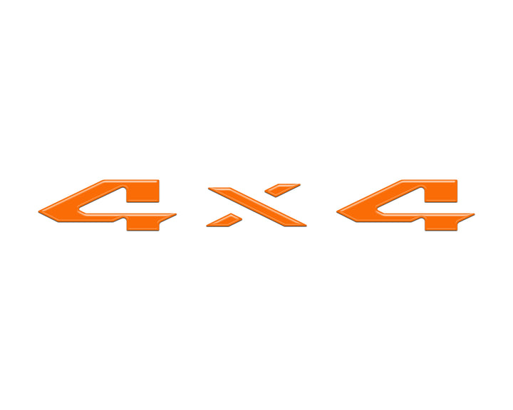 4x4 Tailgate Emblem Letter Overlays Fits 2025-2026 Ram 1500/2500/3500