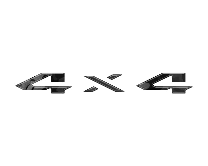 4x4 Tailgate Emblem Letter Overlays Fits 2025-2026 Ram 1500/2500/3500