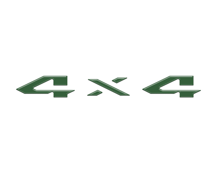 4x4 Tailgate Emblem Letter Overlays Fits 2025-2026 Ram 1500/2500/3500
