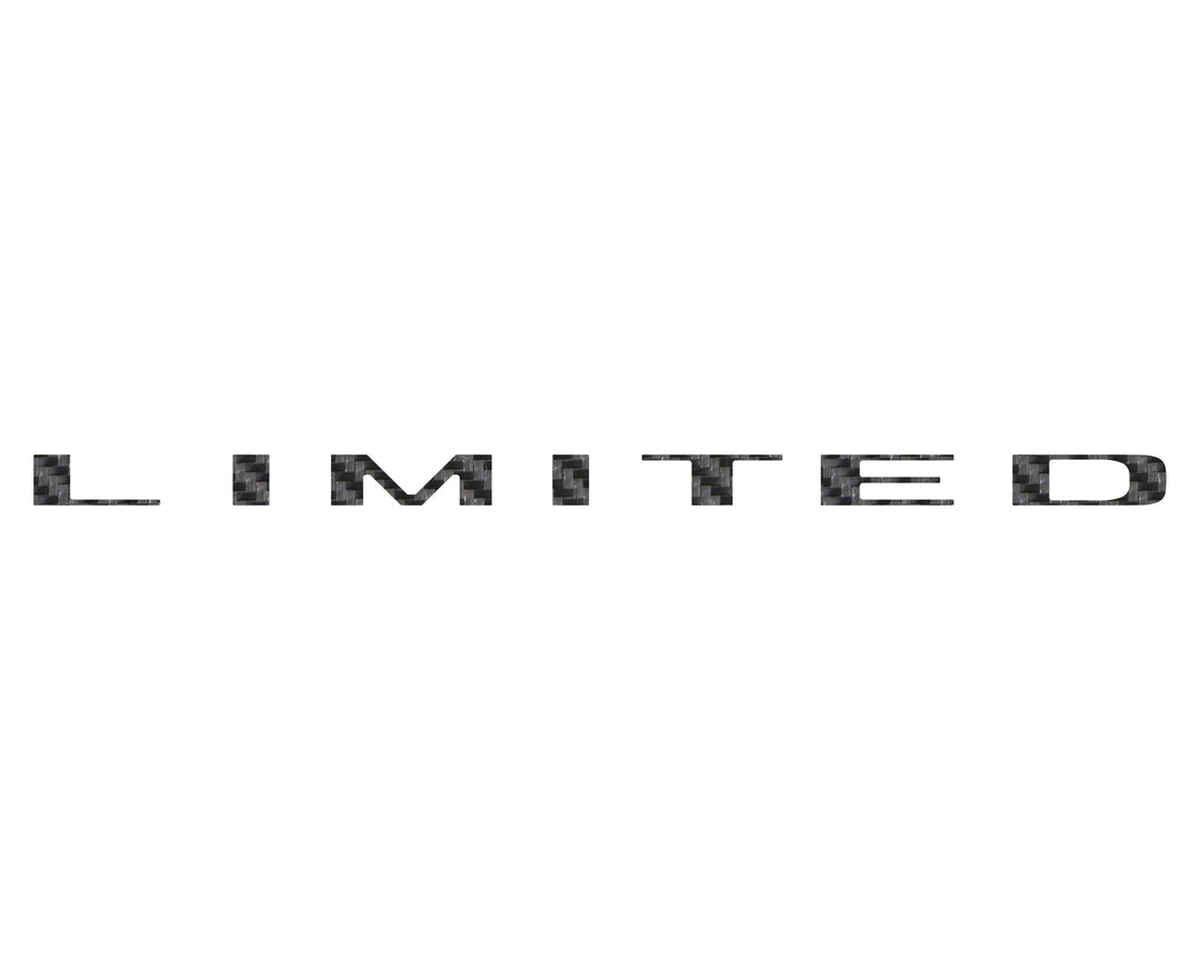 Limited Tailgate Emblem Letter Overlays Fits 2025-2026 Ram 1500/2500/3500