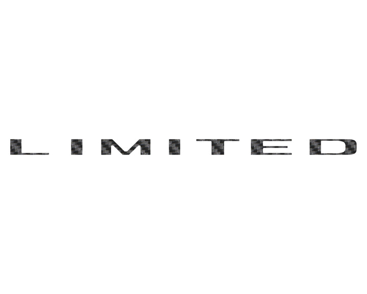 Limited Tailgate Emblem Letter Overlays Fits 2025-2026 Ram 1500/2500/3500