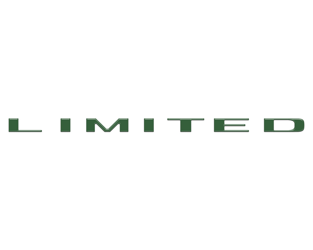 Limited Tailgate Emblem Letter Overlays Fits 2025-2026 Ram 1500/2500/3500