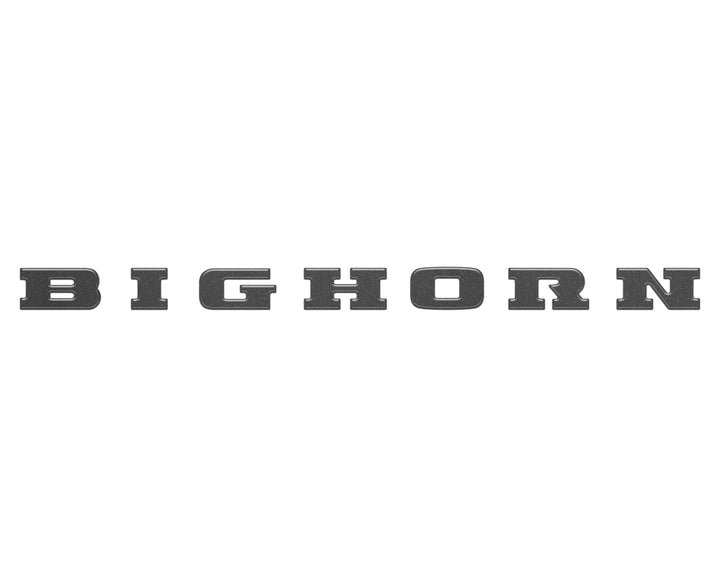Bighorn Tailgate Emblem Letter Inserts Fits 2025-2026 Ram 1500/2500/3500