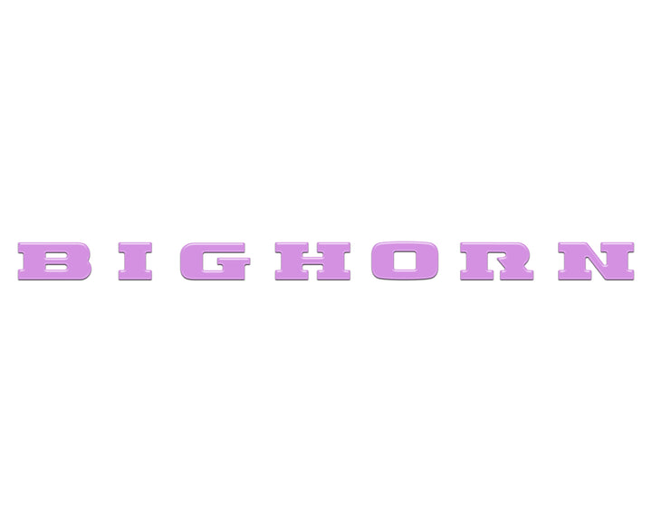 Bighorn Tailgate Emblem Letter Inserts Fits 2025-2026 Ram 1500/2500/3500