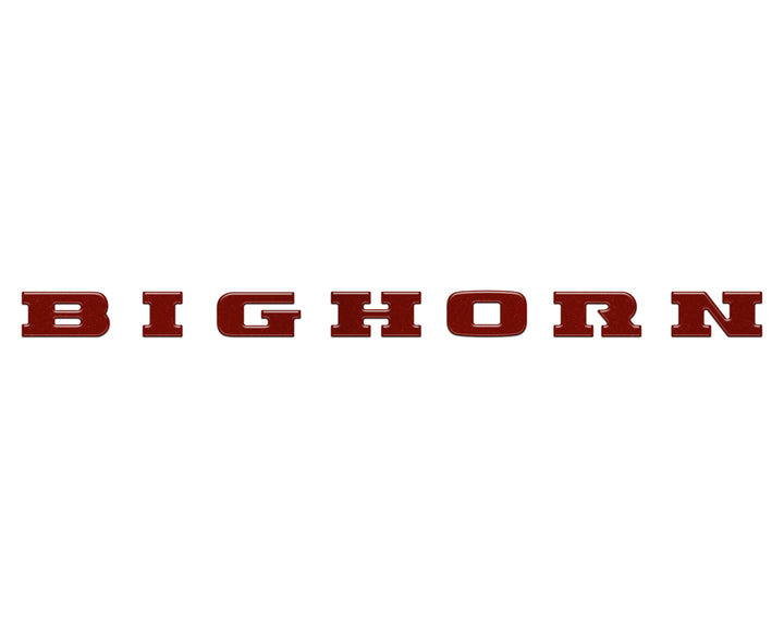 Bighorn Tailgate Emblem Letter Inserts Fits 2025-2026 Ram 1500/2500/3500