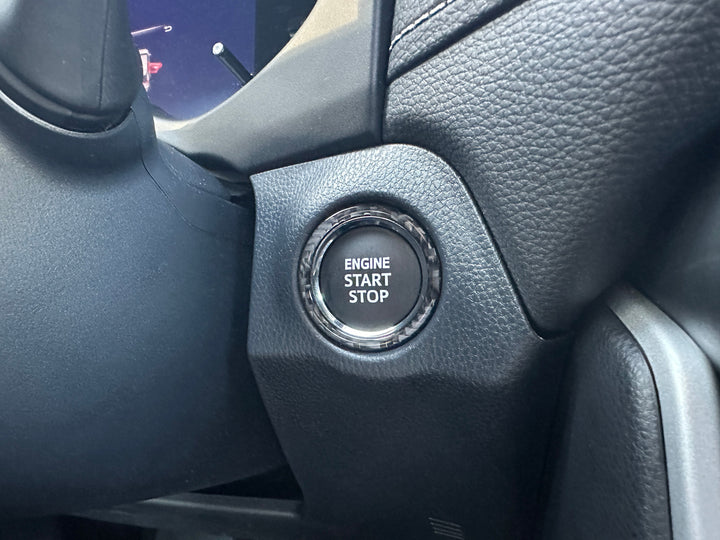 Start Button Accent Trim Fits 2019-2025 Toyota Rav4