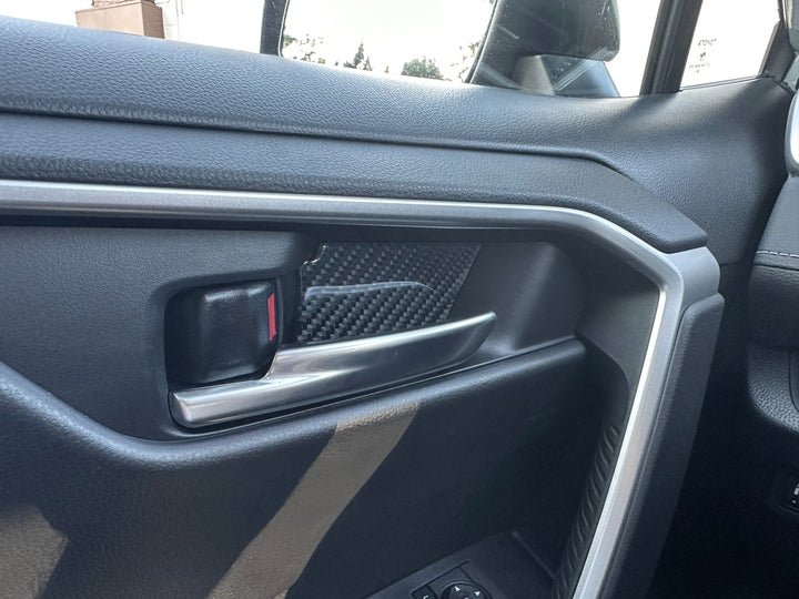Interior Door Handle Inserts Fits 2019-2025 Toyota Rav4
