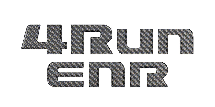 Liftgate Letter Overlays Fits 2025-2026 Toyota 4Runner