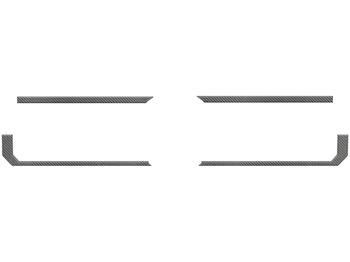Front Grille Line Accent Trim Fits 2025-2027 Toyota 4Runner