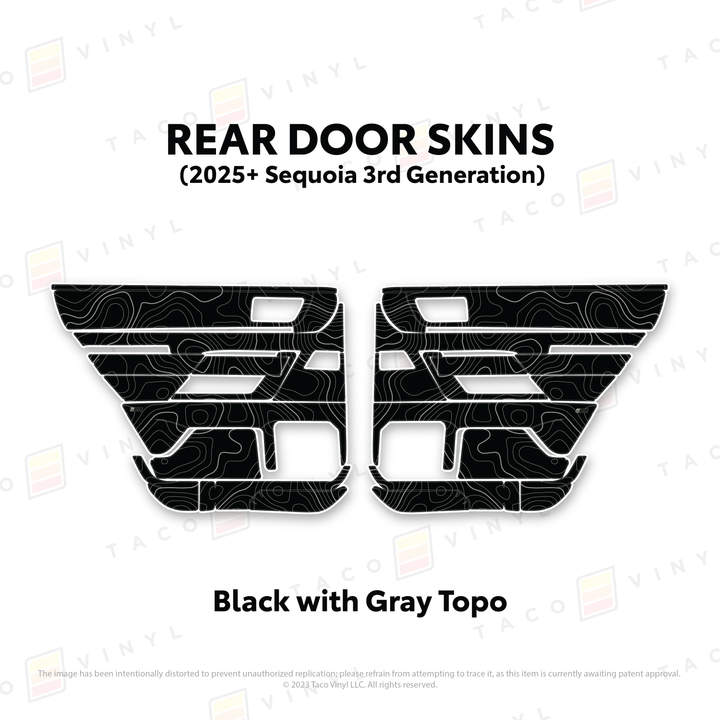 2023+ Sequoia Door Skins