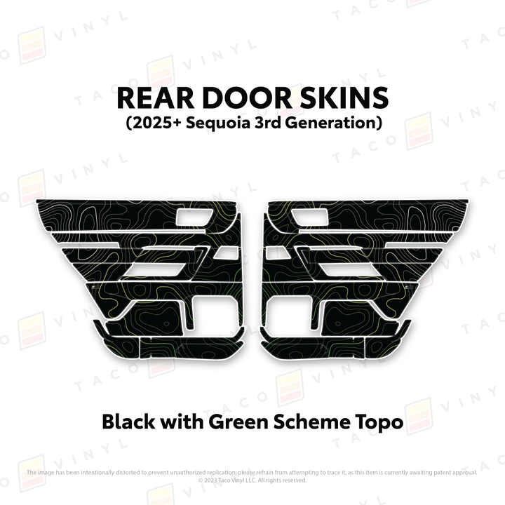 2023+ Sequoia Door Skins
