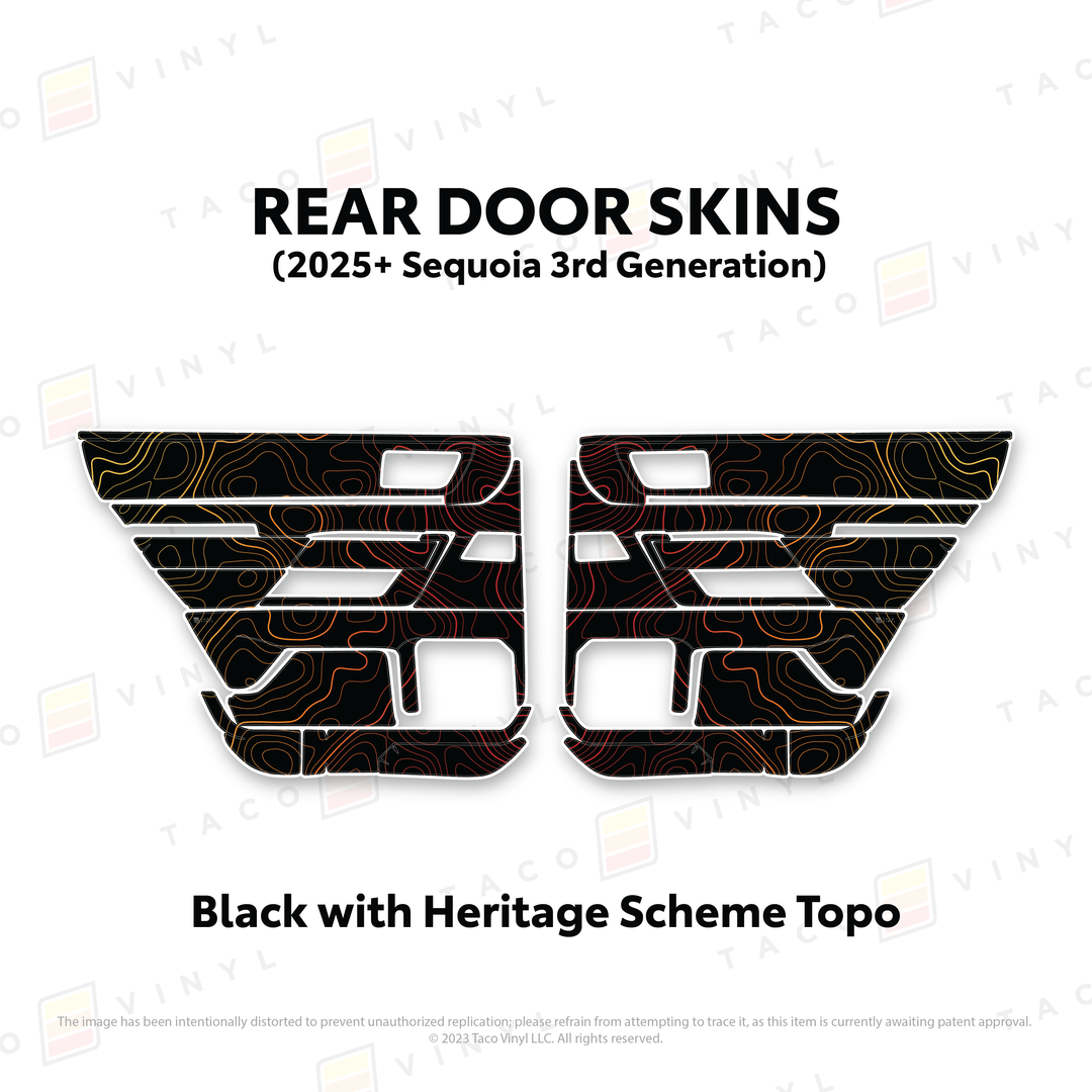 2023+ Sequoia Door Skins