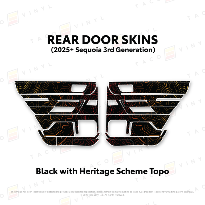 2023+ Sequoia Door Skins