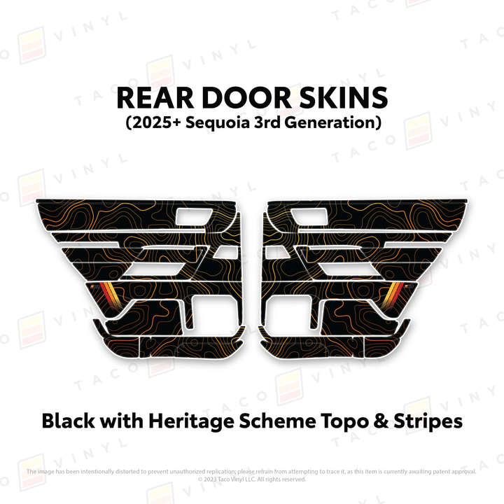 2023+ Sequoia Door Skins