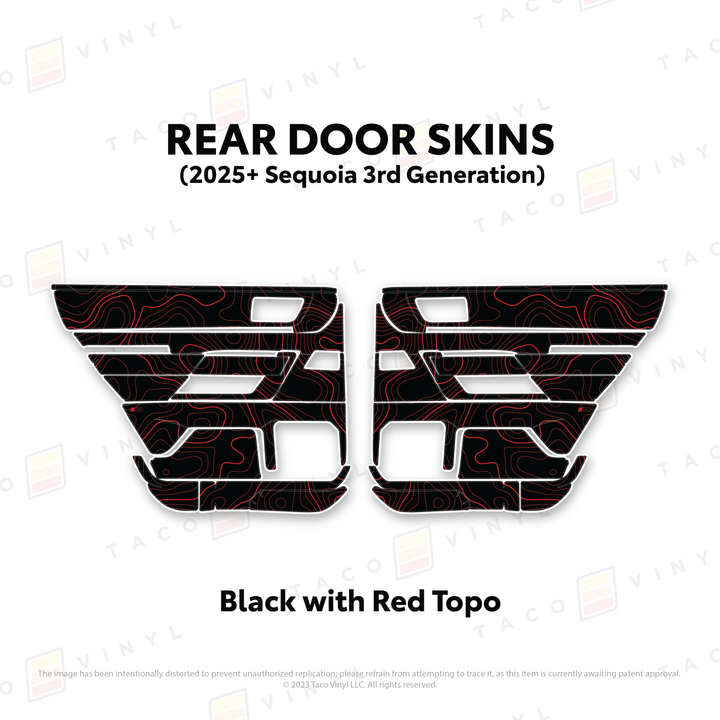 2023+ Sequoia Door Skins