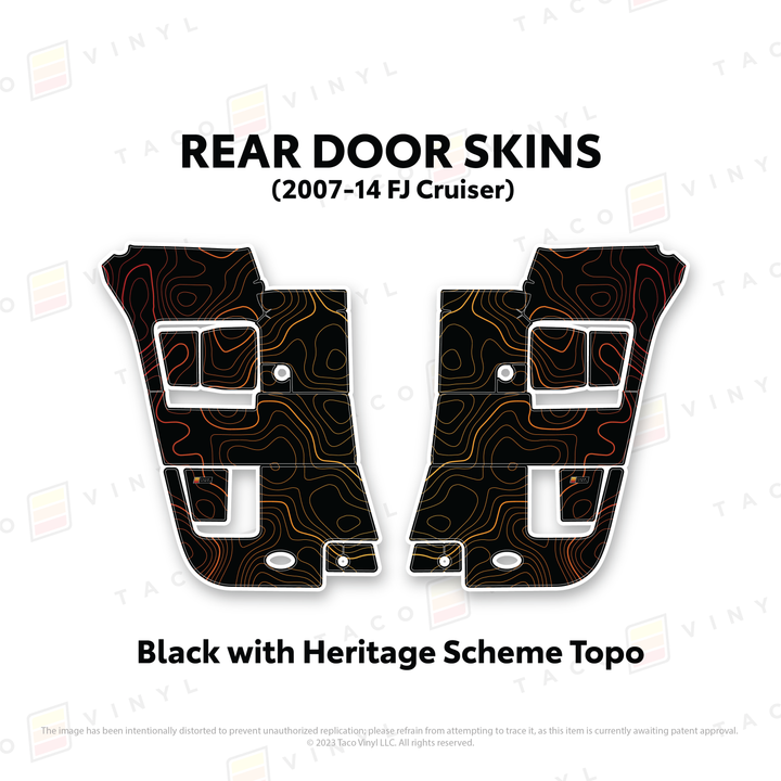 FJ Cruiser Door Skins