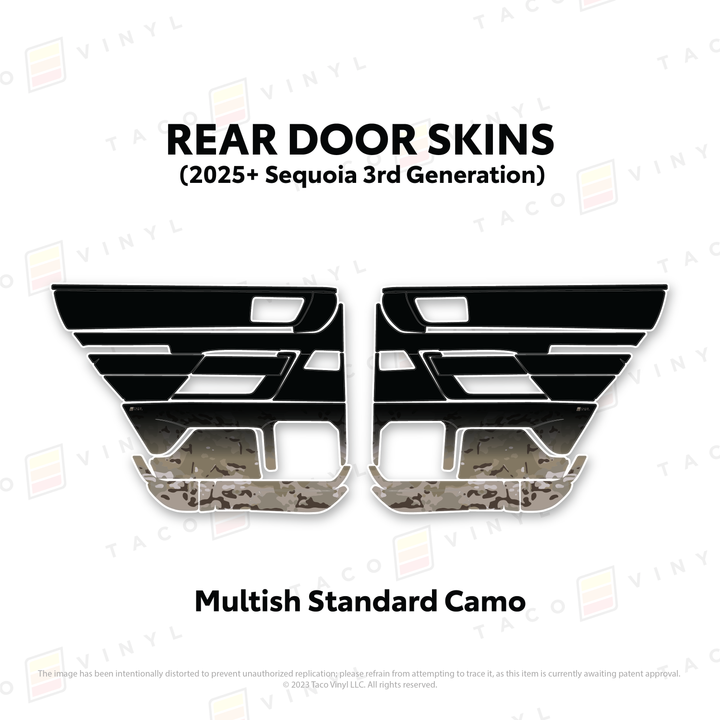 2023+ Sequoia Door Skins