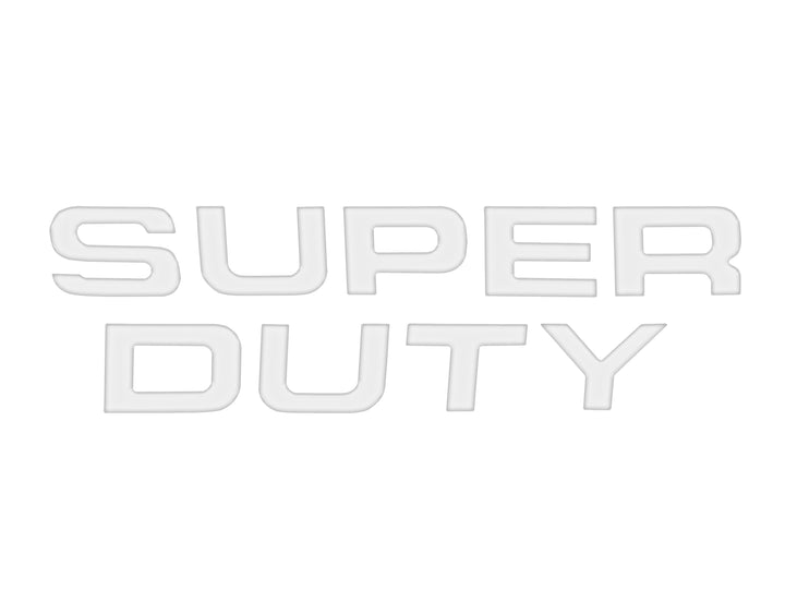 Hood Letter Inserts Fits 2008-2016 Ford Super Duty