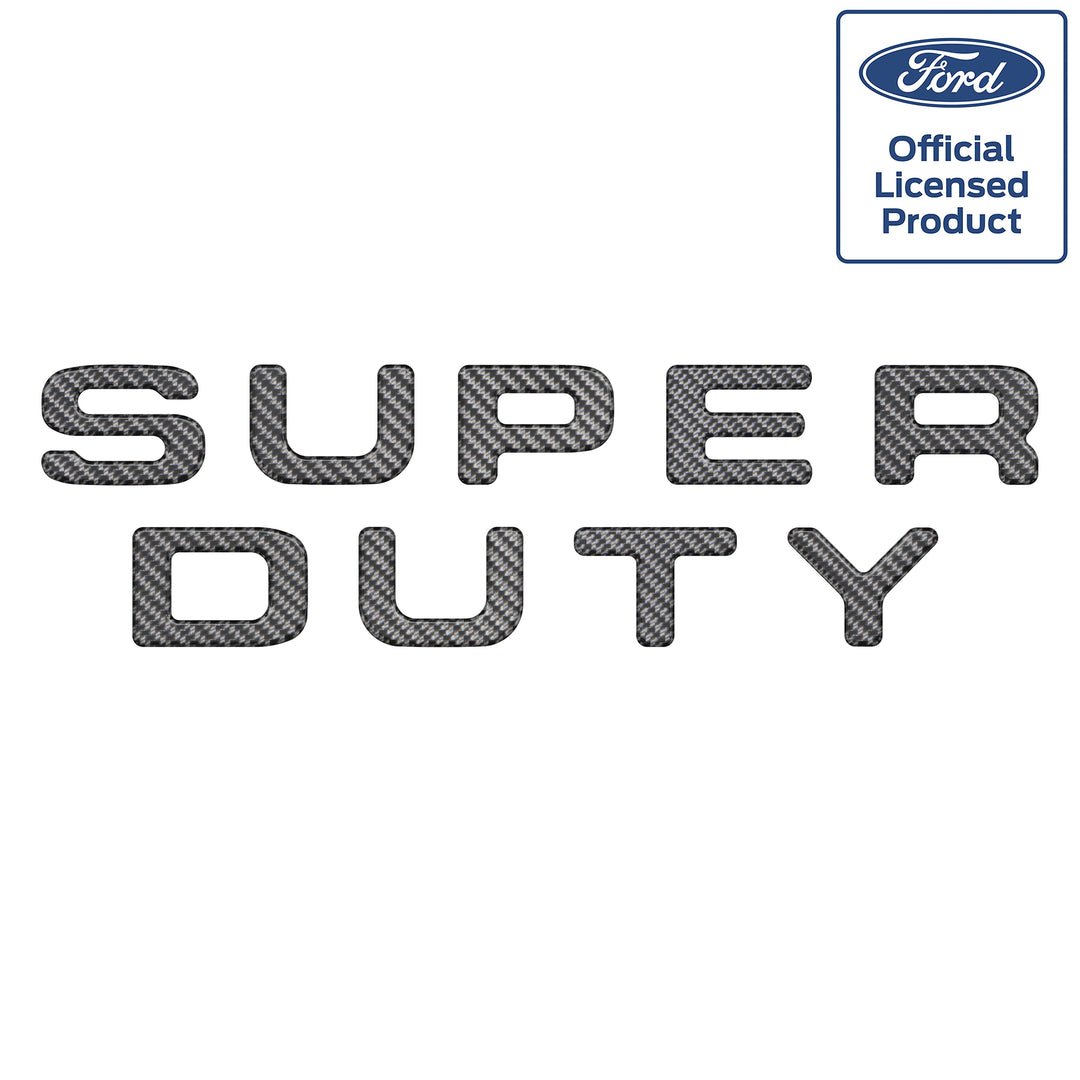 Tailgate Letter Inserts Fits 2008-2016 Ford Super Duty