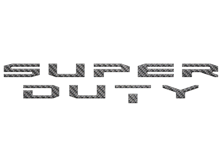 Glove Box Letter Inserts Fits 2017-2022 Ford Super Duty