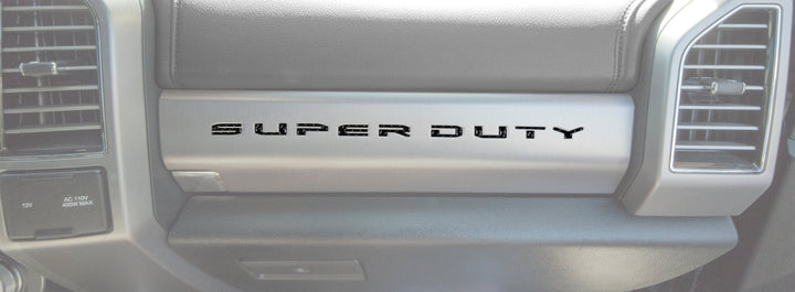 Glove Box Letter Inserts Fits 2017-2022 Ford Super Duty