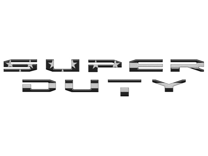 Glove Box Letter Inserts Fits 2017-2022 Ford Super Duty