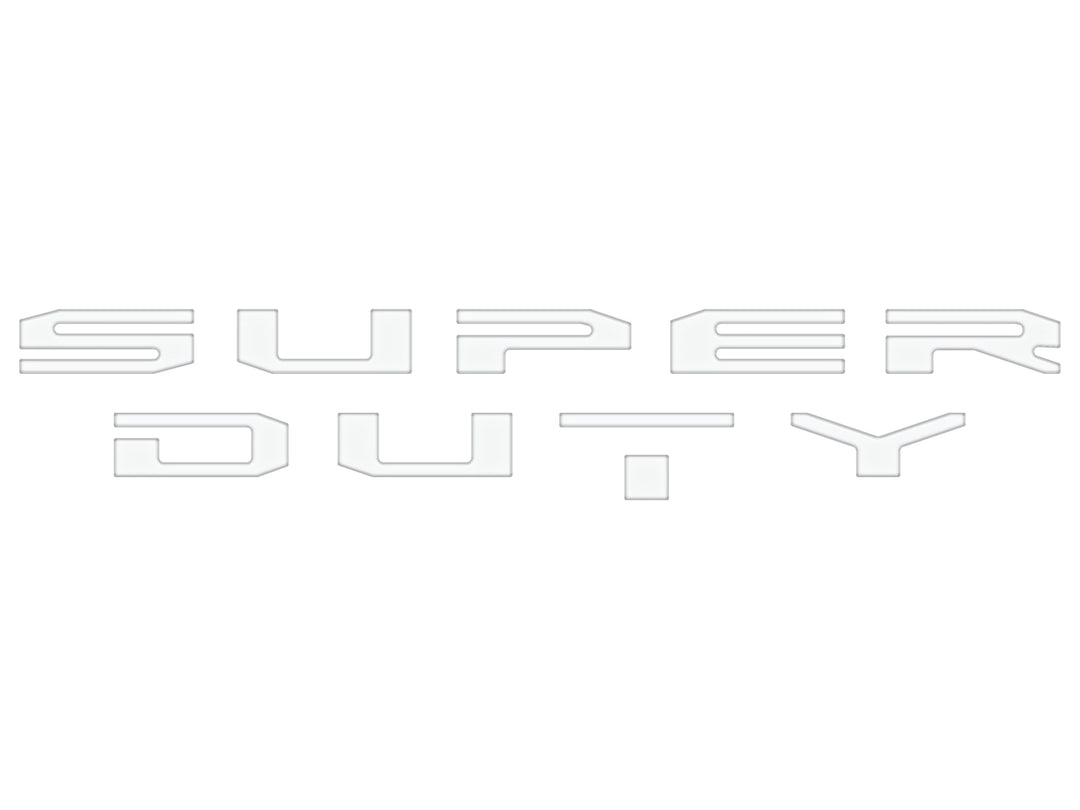 Glove Box Letter Inserts Fits 2017-2022 Ford Super Duty