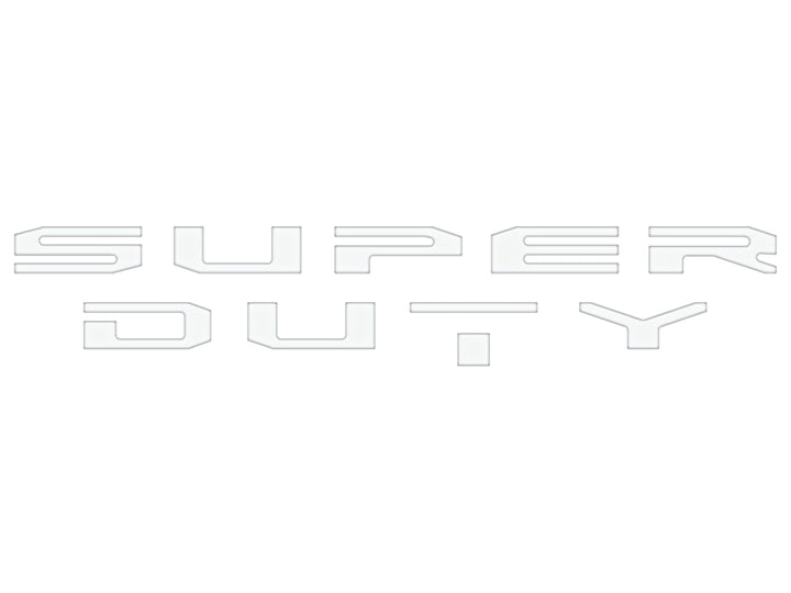Glove Box Letter Inserts Fits 2017-2022 Ford Super Duty