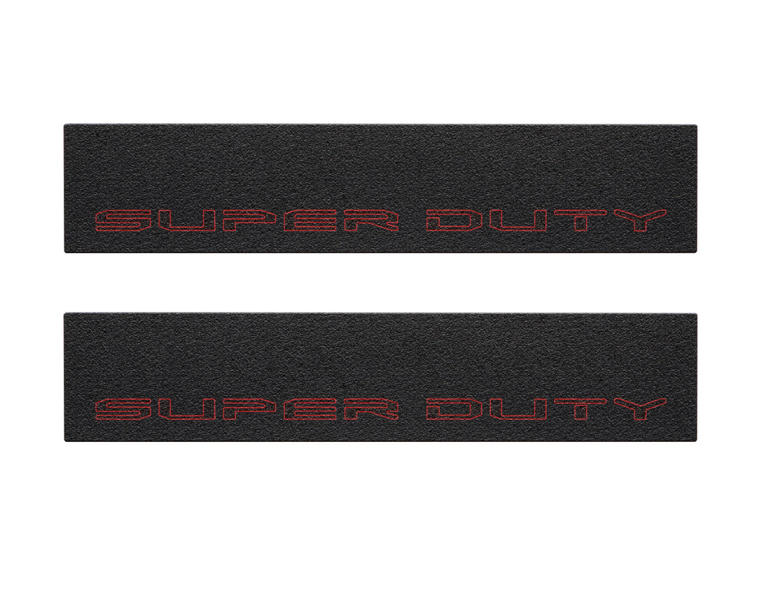 Door Sill Protection Overlays (Textured) Fits 2017-2022 Ford Super Duty