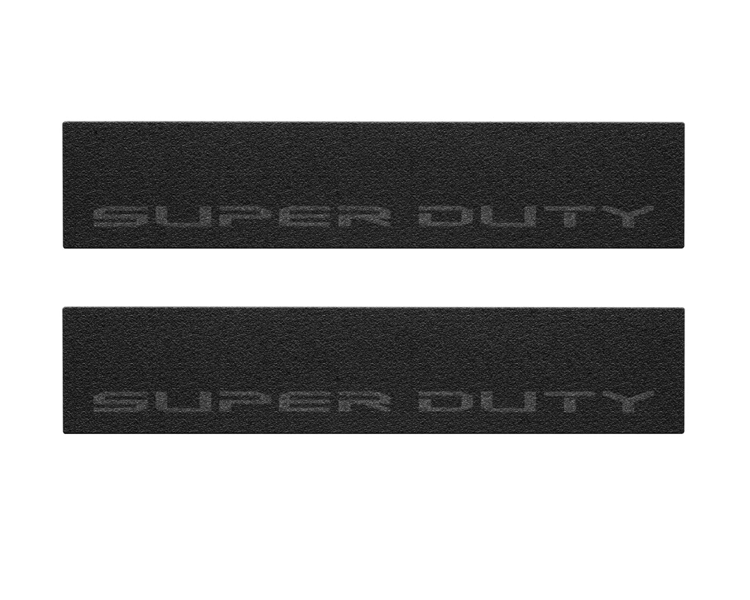 Door Sill Protection Overlays (Textured) Fits 2017-2022 Ford Super Duty