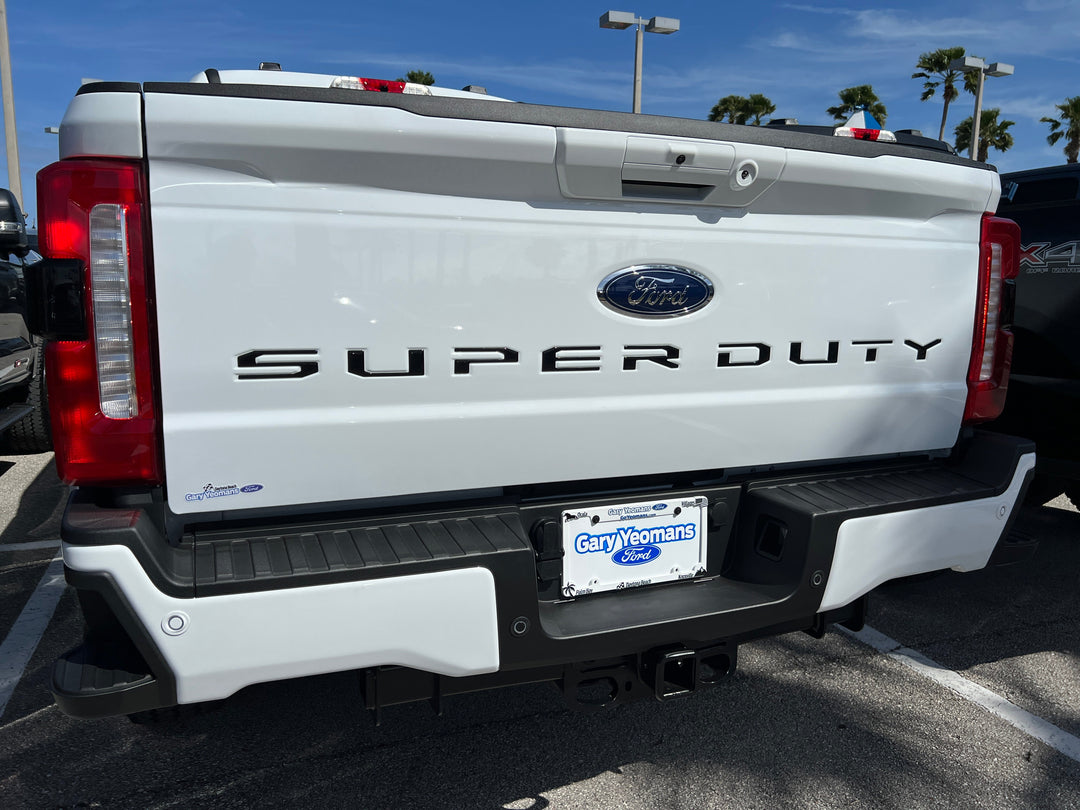 Tailgate Letter Inserts Fits 2023-2025 Ford Super Duty XL/XLT/Tremor