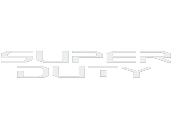 Hood Letter Inserts Fits 2023-2025 Ford Super Duty
