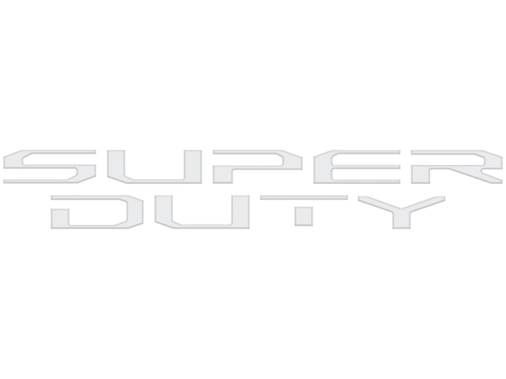 Hood Letter Inserts Fits 2023-2025 Ford Super Duty