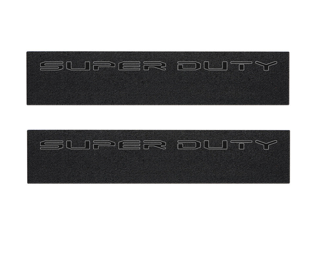 Door Sill Protection Overlays (Textured) Fits 2023-2025 Ford Super Duty