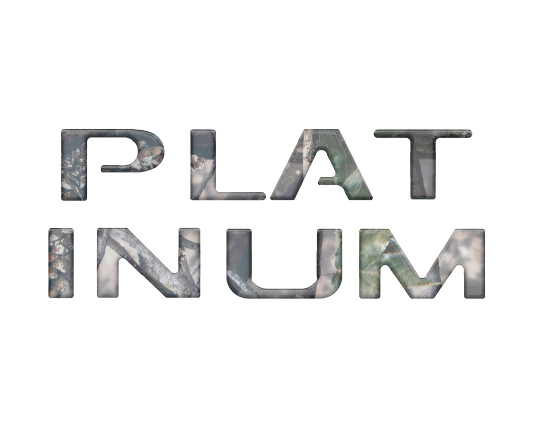 Platinum Tailgate Lettering Kit Fits 2025-2025 Ford Super Duty Platinum