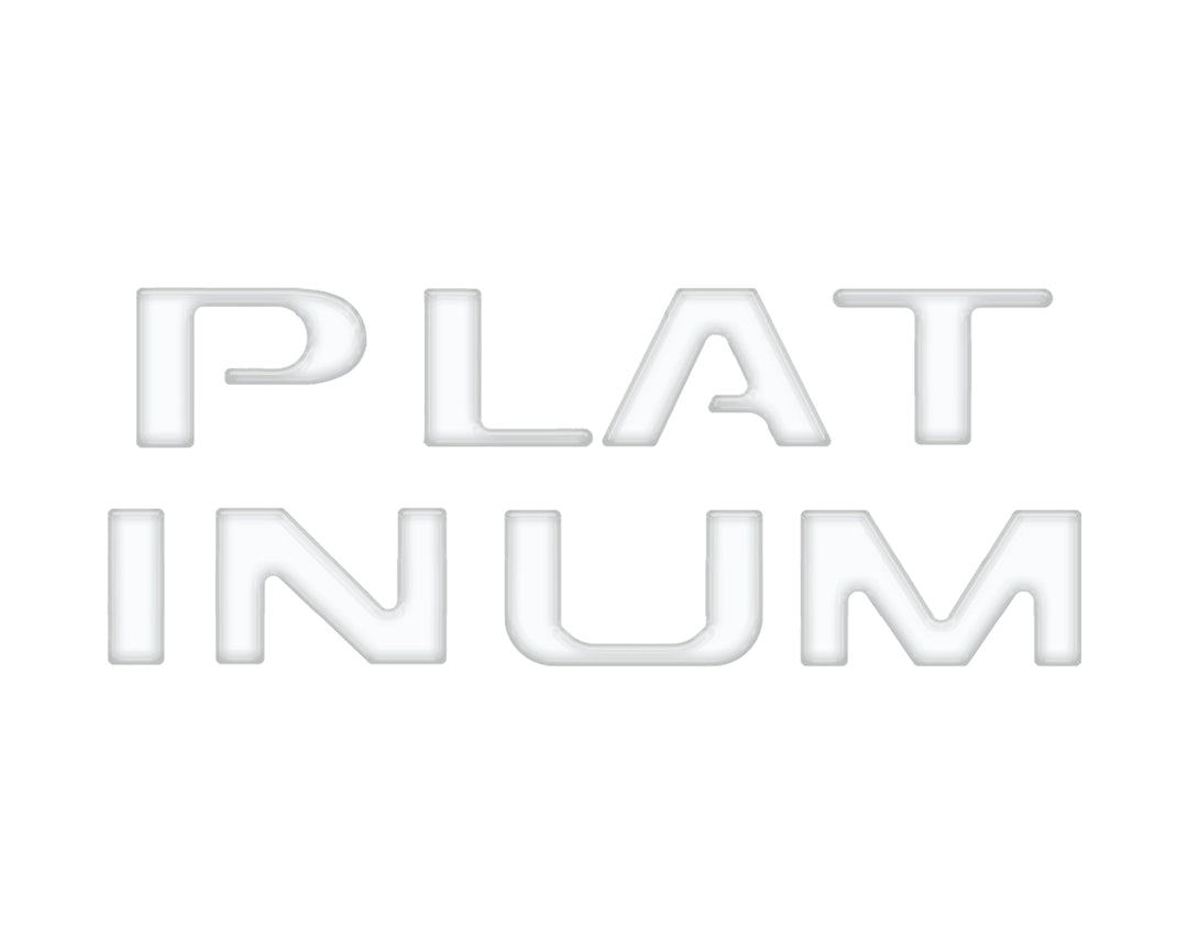 Platinum Tailgate Lettering Kit Fits 2025-2025 Ford Super Duty Platinum