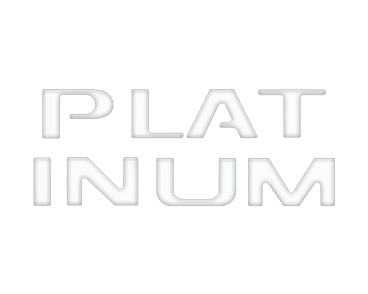 Platinum Tailgate Lettering Kit Fits 2025-2025 Ford Super Duty Platinum