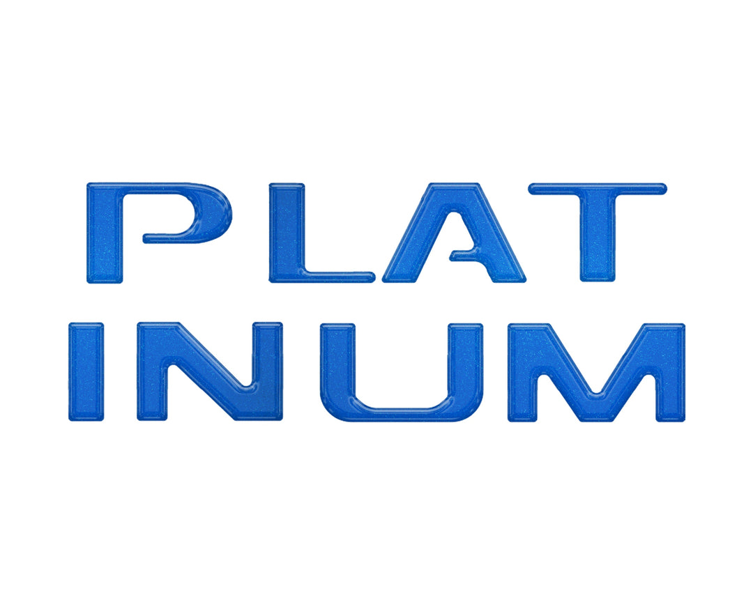 Platinum Tailgate Lettering Kit Fits 2025-2025 Ford Super Duty Platinum