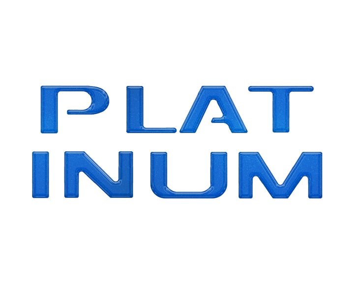 Platinum Tailgate Lettering Kit Fits 2025-2025 Ford Super Duty Platinum
