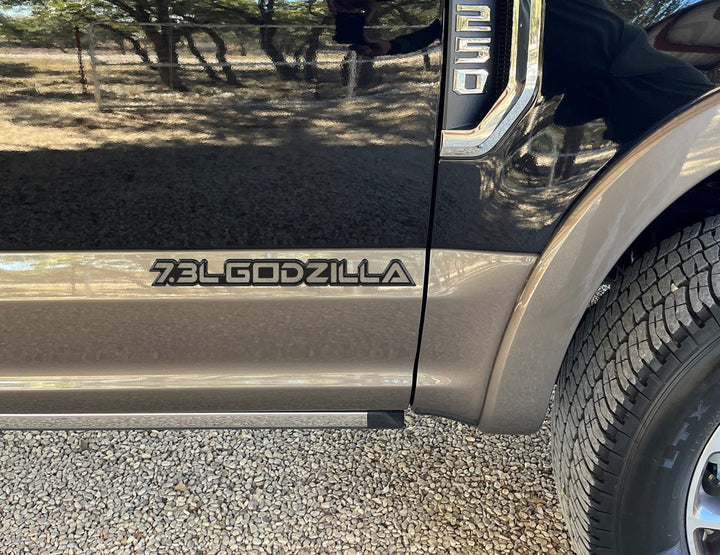 7.3L Godzilla Badge Fits 2020-2025 Ford Super Duty