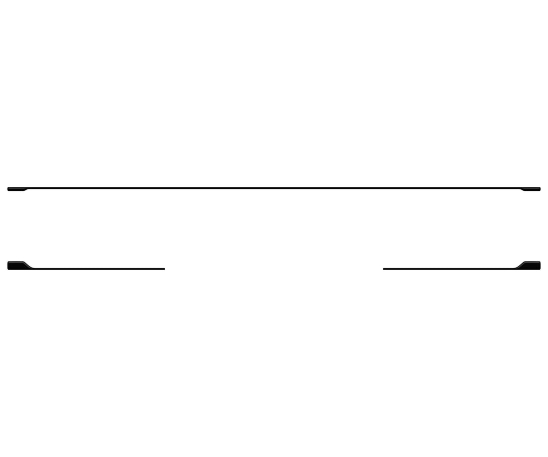 Platinum/King Ranch Tailgate Line Accent Trim Fits 2023-2024 Ford Super Duty