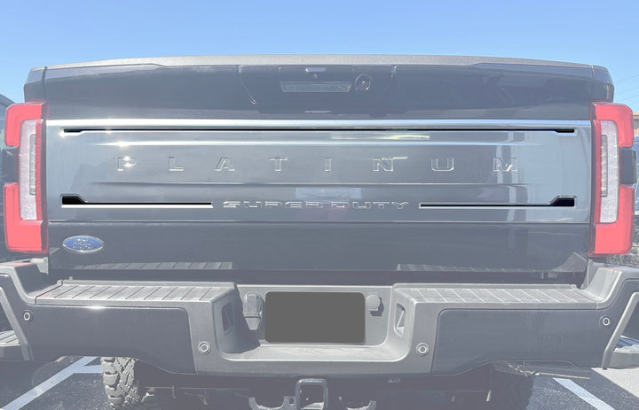 Platinum/King Ranch Tailgate Line Accent Trim Fits 2023-2024 Ford Super Duty