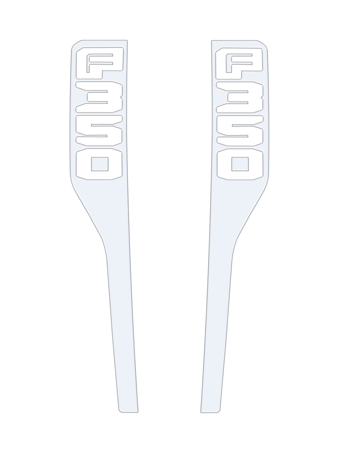 Front Fender Emblem Overlays Fits 2023-2025 Ford Super Duty